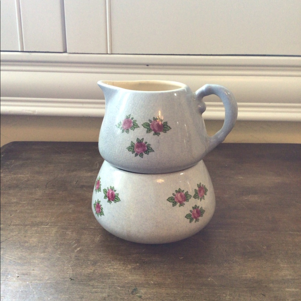 VTG Sandland ware Sugarbowl and Creamer